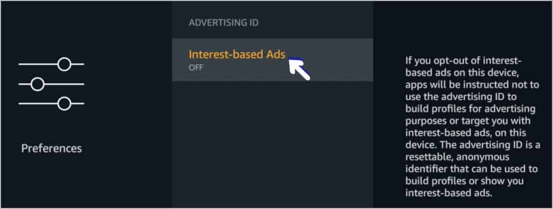 Anúncios com base em interesses